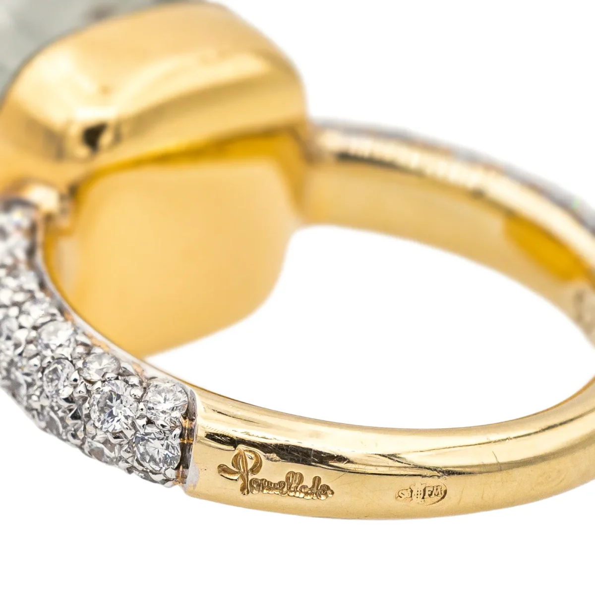 Pomellato Bague Nudo Or rose Prasiolite, Diamant – Image 9