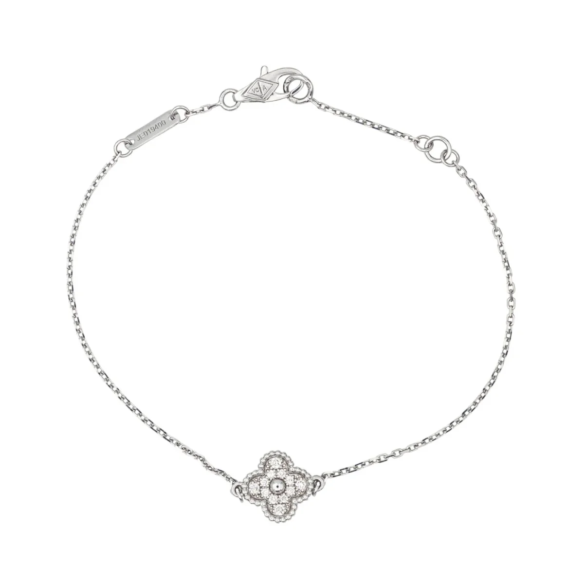 Van cleef & arpels Bracelet Sweet alhambra Or blanc Diamant