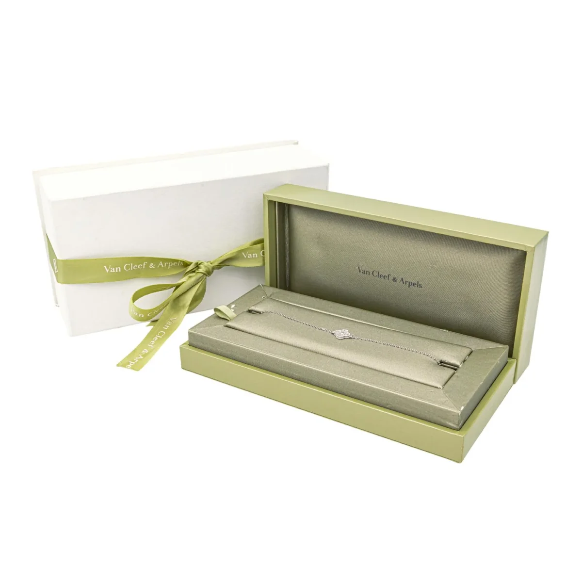 Van cleef & arpels Bracelet Sweet alhambra Or blanc Diamant – Image 4