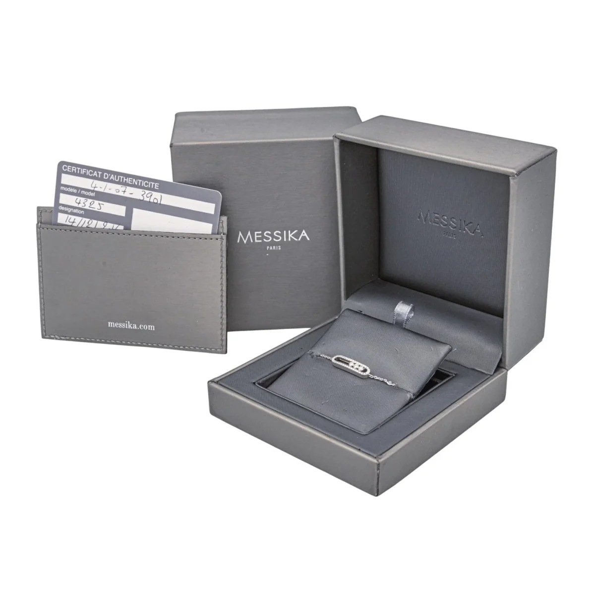 Messika Bracelet Baby move Or blanc Diamant – Image 4