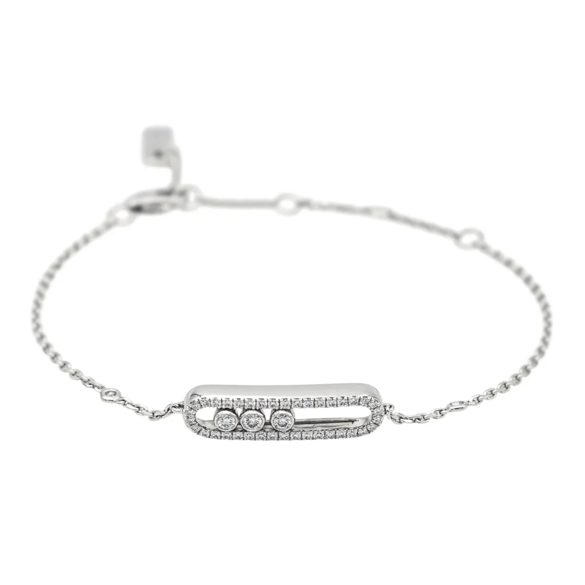 Messika Bracelet Baby move Or blanc Diamant – Image 6