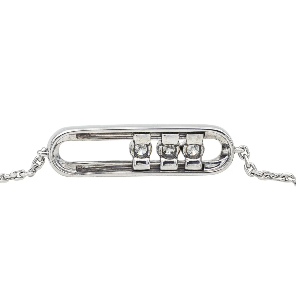 Messika Bracelet Baby move Or blanc Diamant – Image 7