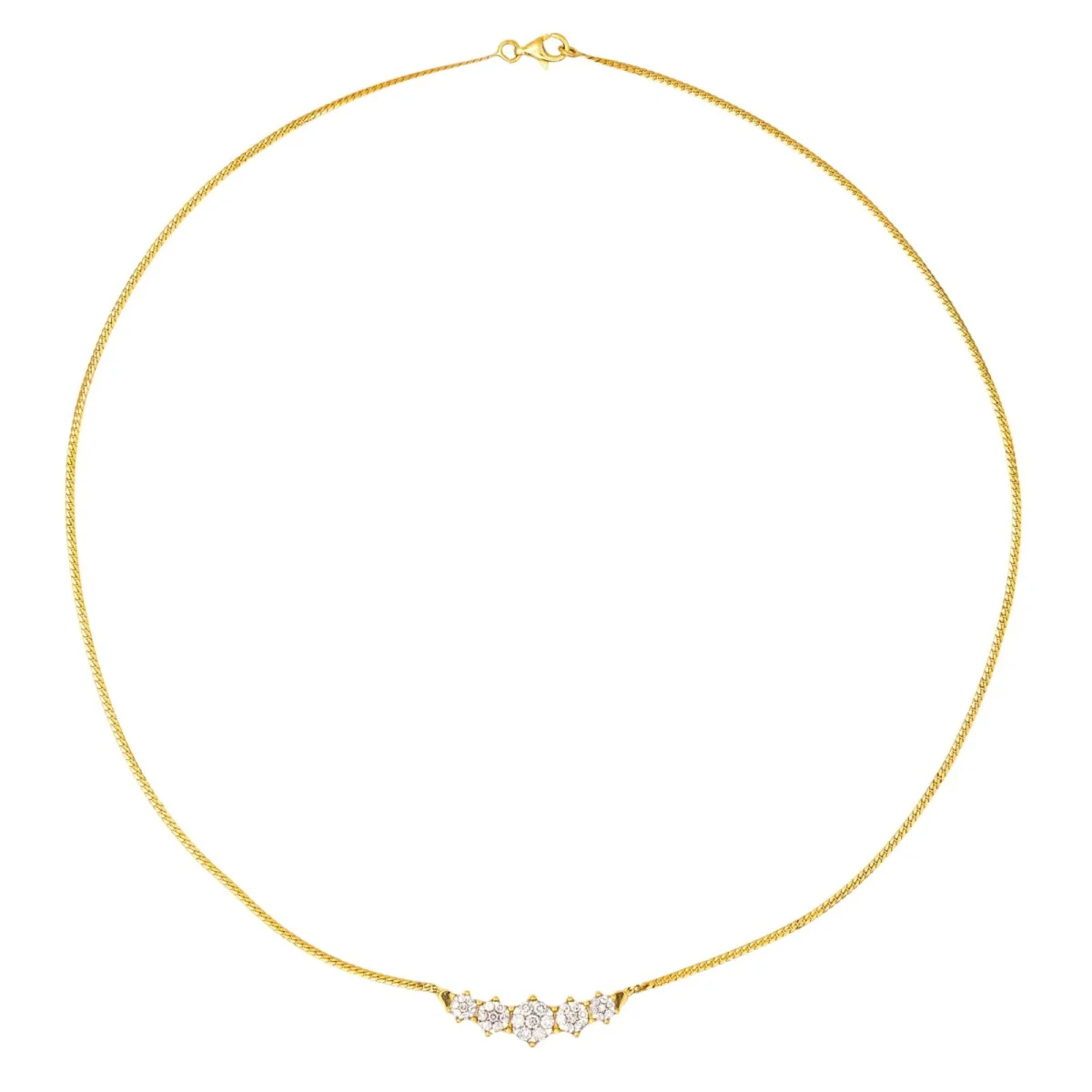 Collier Or jaune Diamant – Image 2