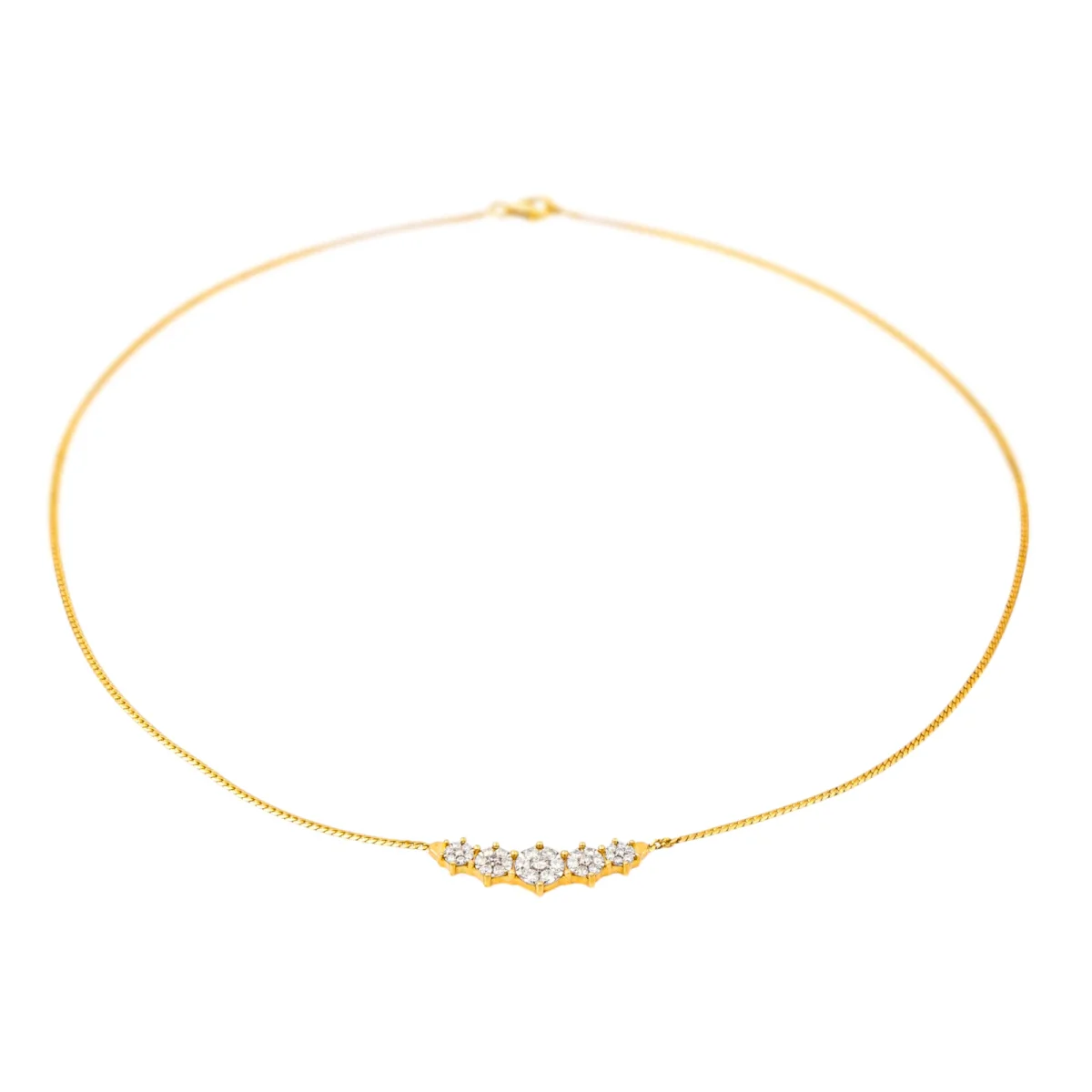 Collier Or jaune Diamant – Image 5