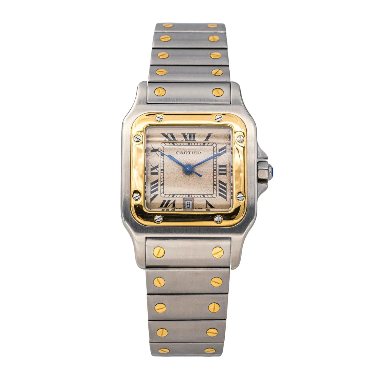 Cartier Montre Santos Acier, Or jaune