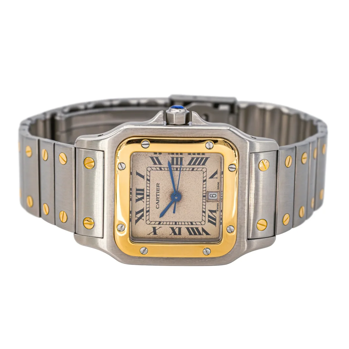 Cartier Montre Santos Acier, Or jaune – Image 5