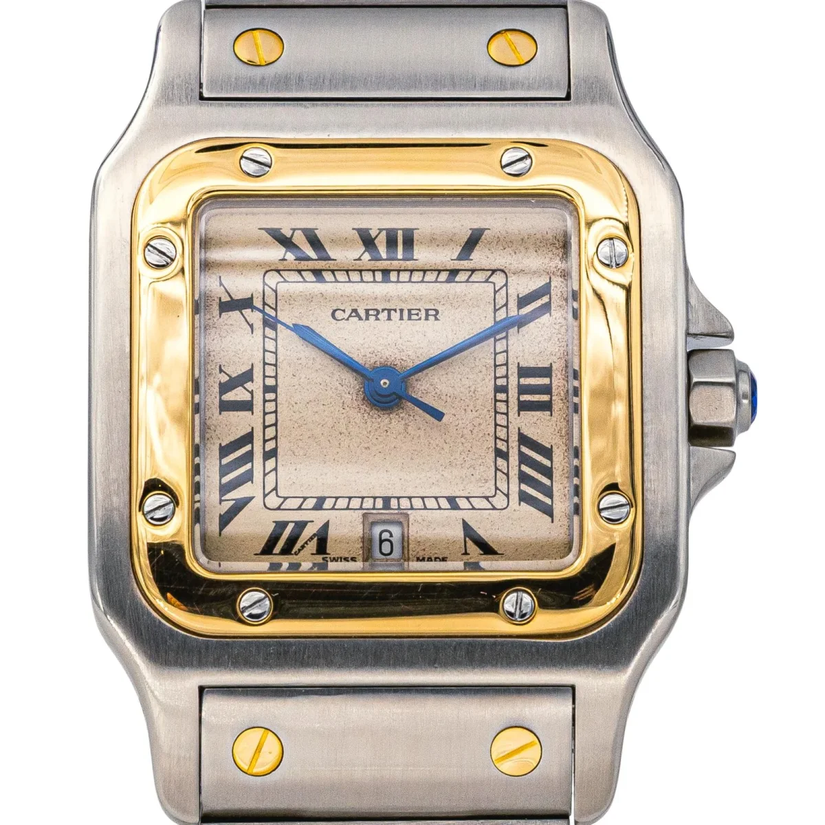 Cartier Montre Santos Acier, Or jaune – Image 6