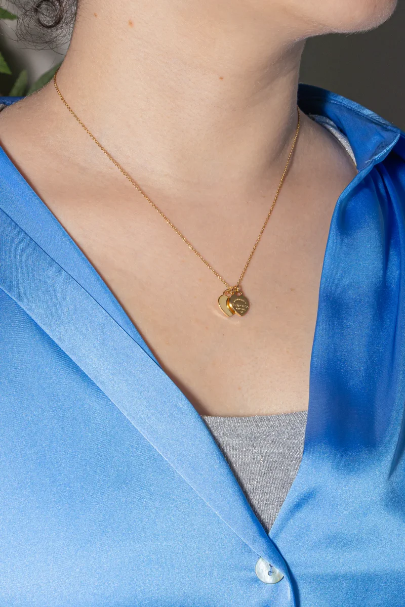 Tiffany & co Collier Please return to tiffany Or jaune – Image 3