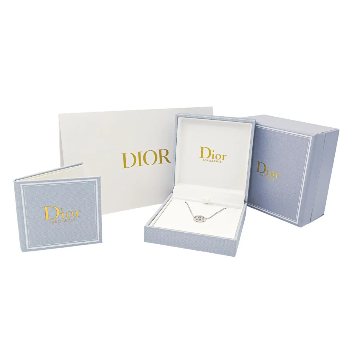 Dior Collier Rose des vents Or blanc Diamant – Image 4
