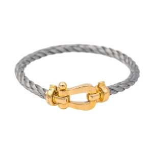 Fred Bracelet Force 10 Or jaune, Acier