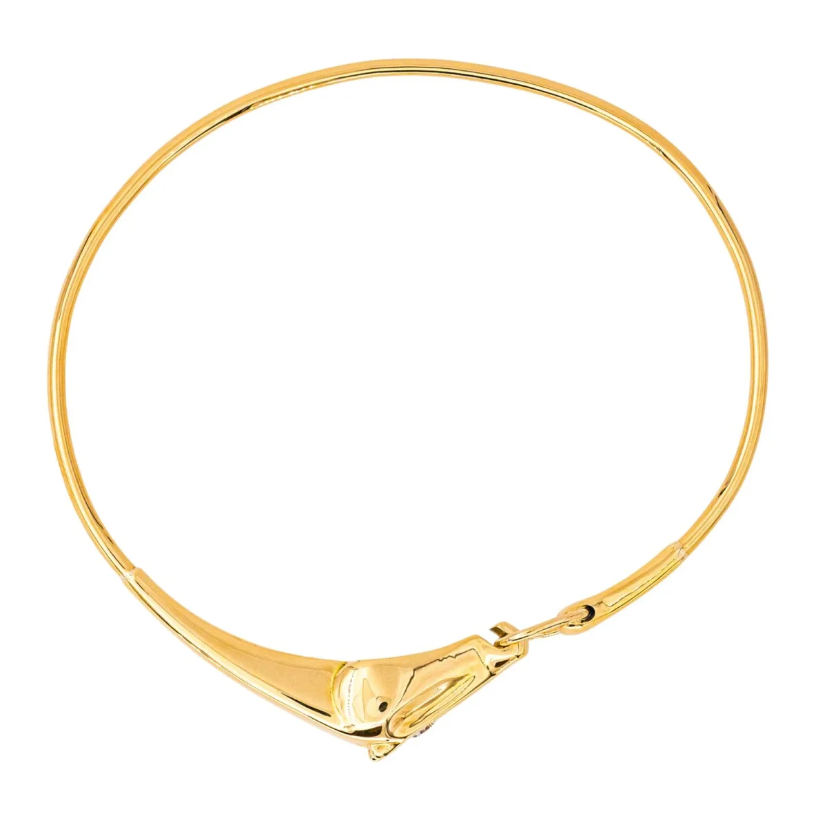 Bracelet Jonc Or jaune Diamant – Image 5