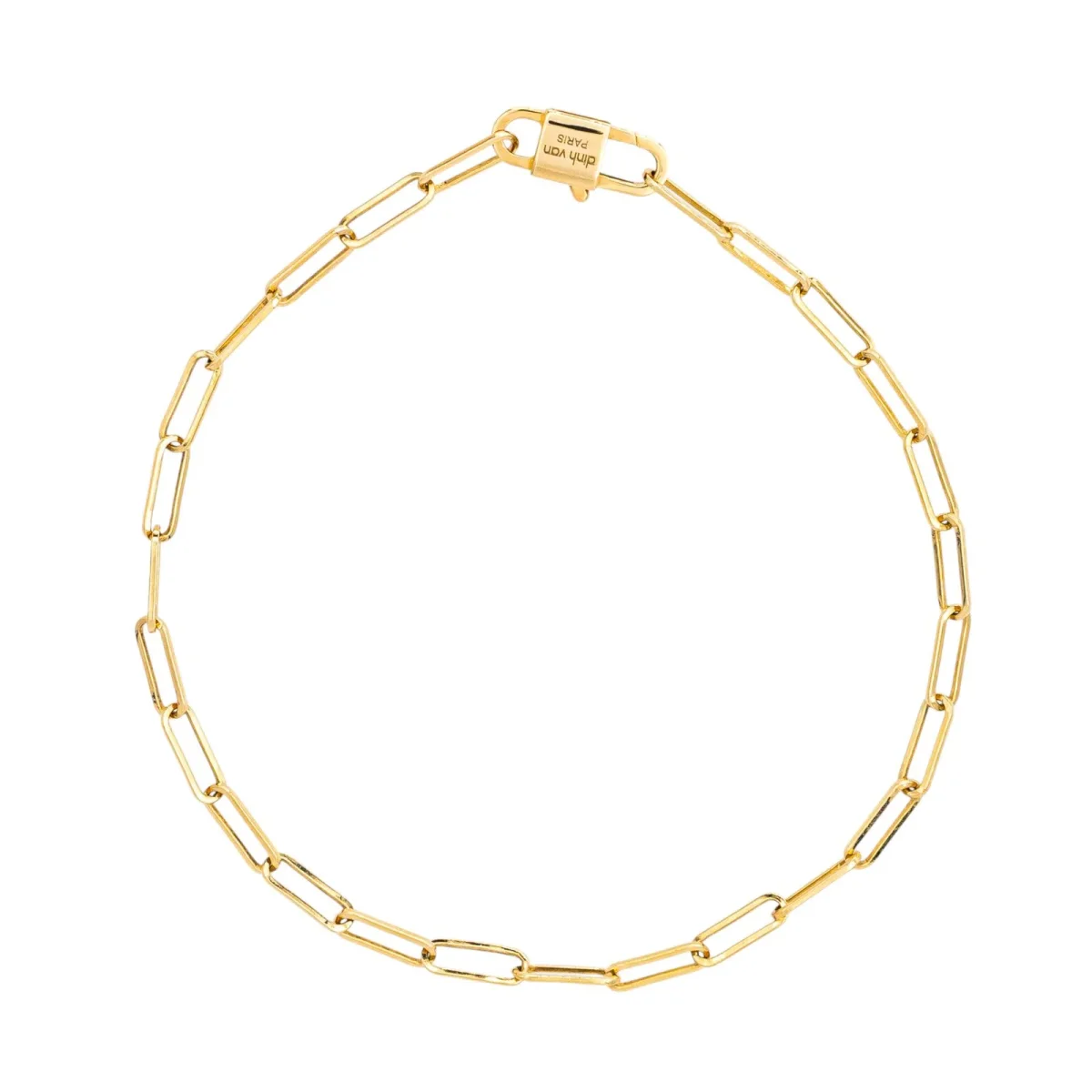 Dinh van Bracelet Maillon Or jaune – Image 2