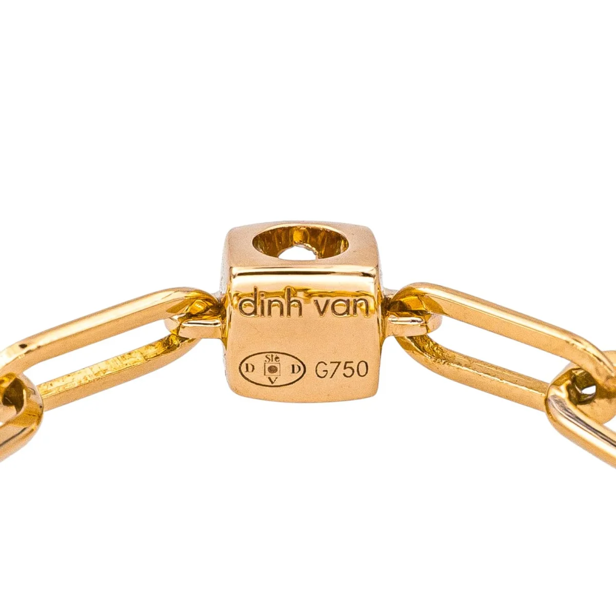 Dinh van Bague Cube Or rose Diamant – Image 8