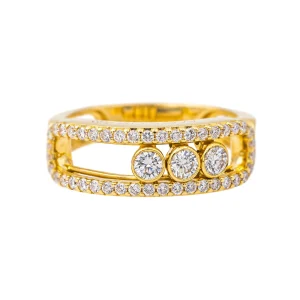 Messika Bague Move Or jaune Diamant