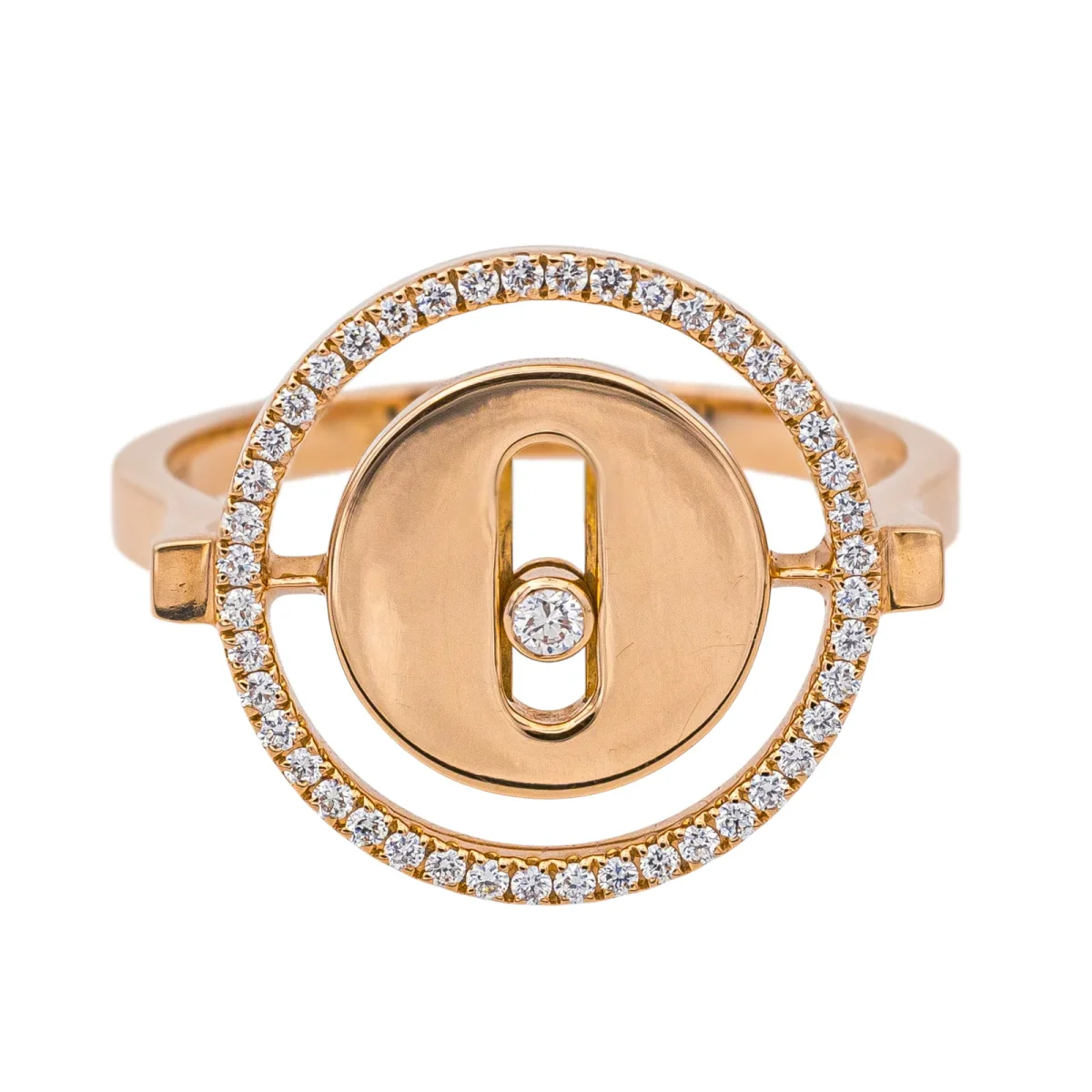 Messika Bague Lucky move Or rose Diamant