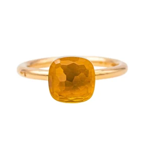 Pomellato Bague Nudo Or rose Citrine