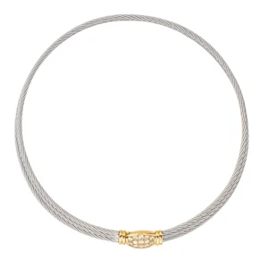 Fred Collier Force 10 Or jaune, Acier Diamant