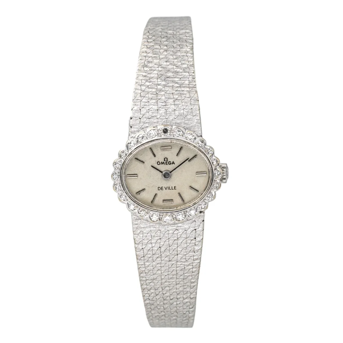 Oméga Montre De ville Or blanc Diamant – Image 2
