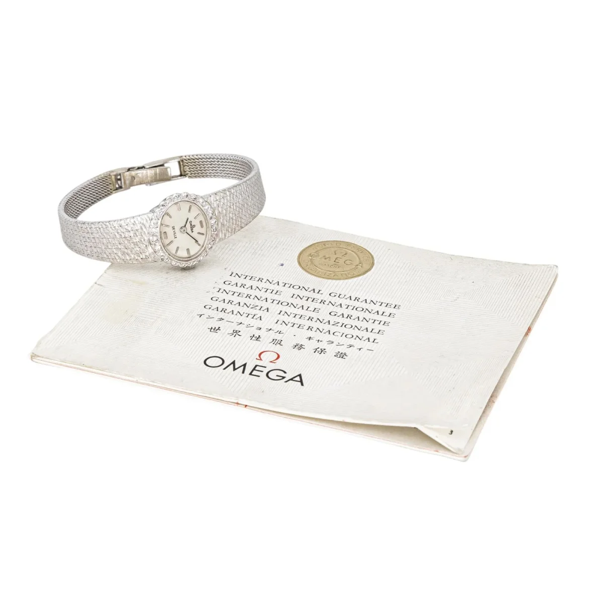 Oméga Montre De ville Or blanc Diamant – Image 4