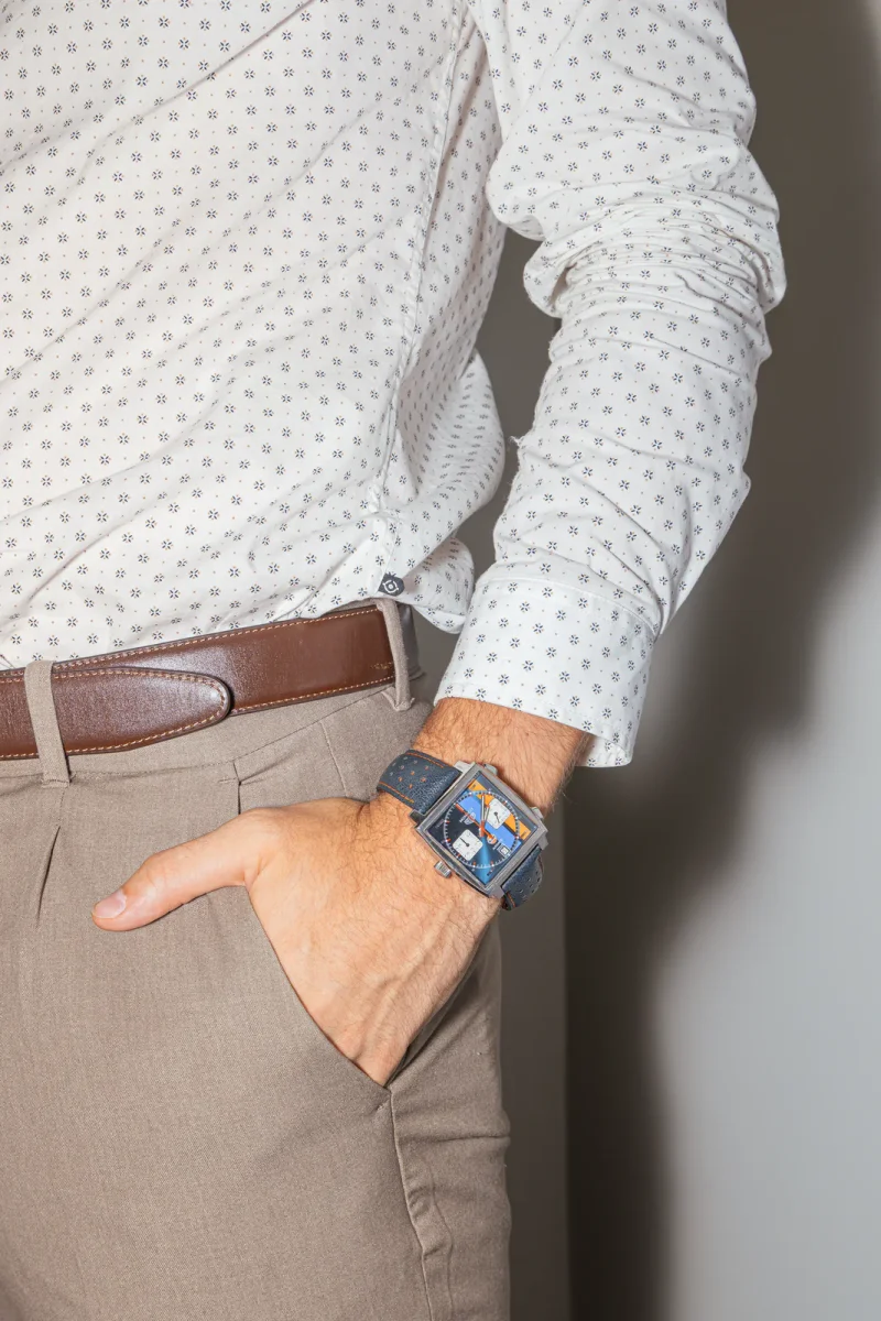 Tag heuer Montre Monaco gulf Acier – Image 3