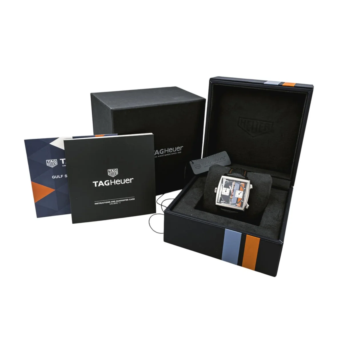 Tag heuer Montre Monaco gulf Acier – Image 4
