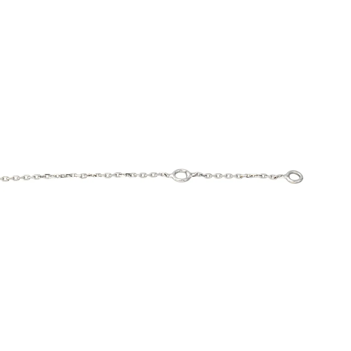 Collier Solitaire Or blanc Diamant – Image 7
