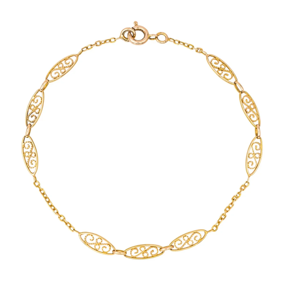 Bracelet Chaîne Or jaune