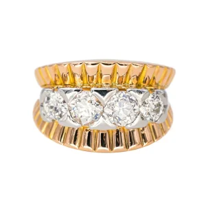 Bague Or rose Diamant