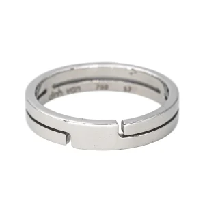 Dinh van Bague Alliance Seventies Or blanc