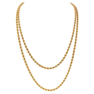 Collier Sautoir Or rose