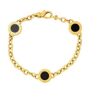 Bulgari Bracelet Or jaune Onyx