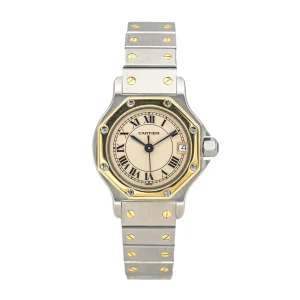 Cartier Montre Santos Acier, Or jaune