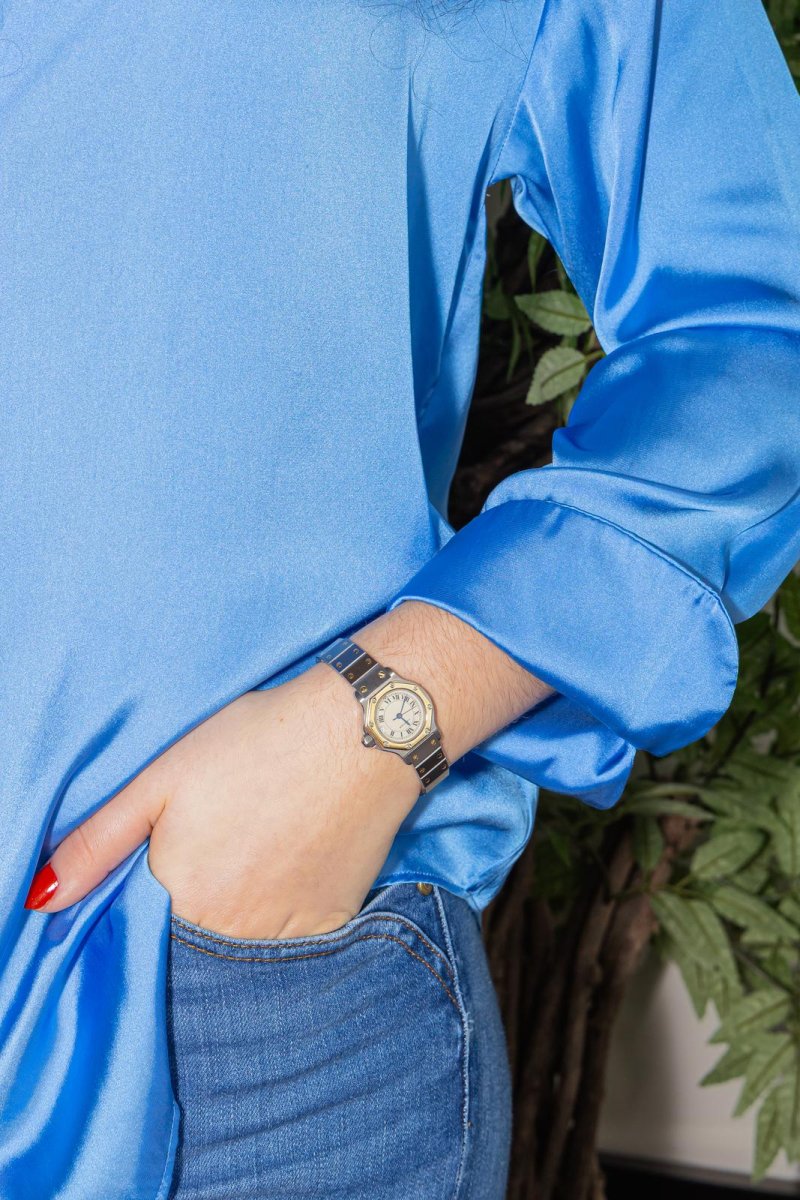 Cartier Montre Santos Acier, Or jaune – Image 3