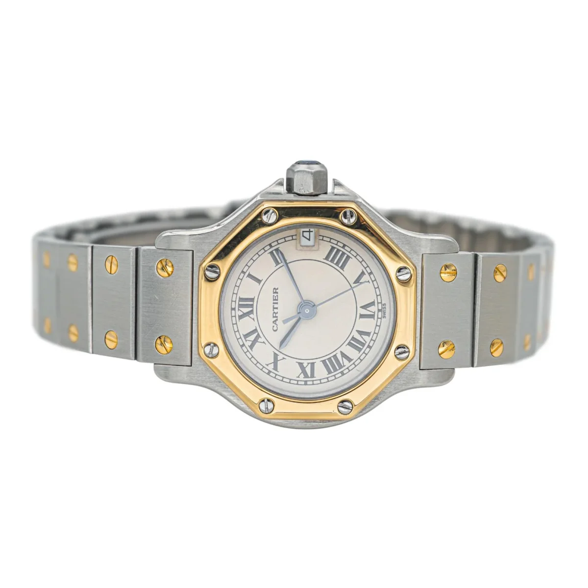 Cartier Montre Santos Acier, Or jaune – Image 5