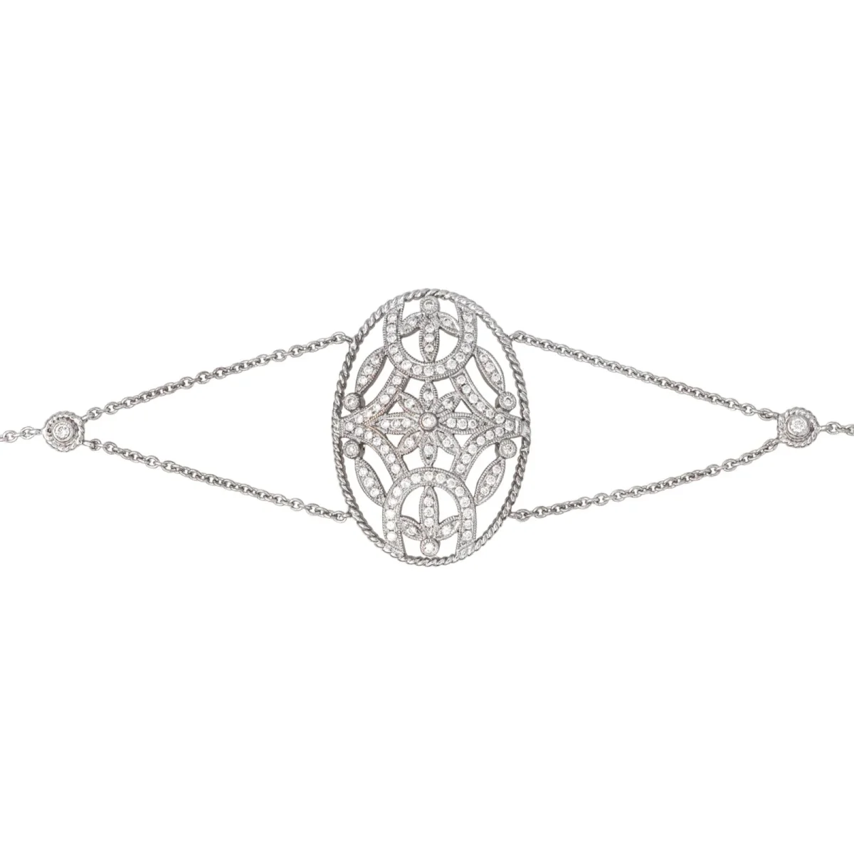 Djula Bracelet Or blanc Diamant – Image 4