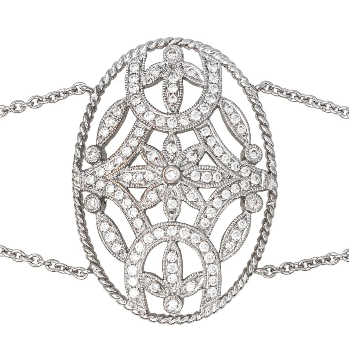 Djula Bracelet Or blanc Diamant – Image 6