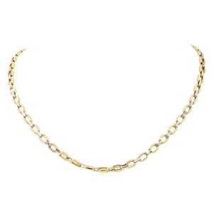 Collier Chaîne Or jaune, Or blanc