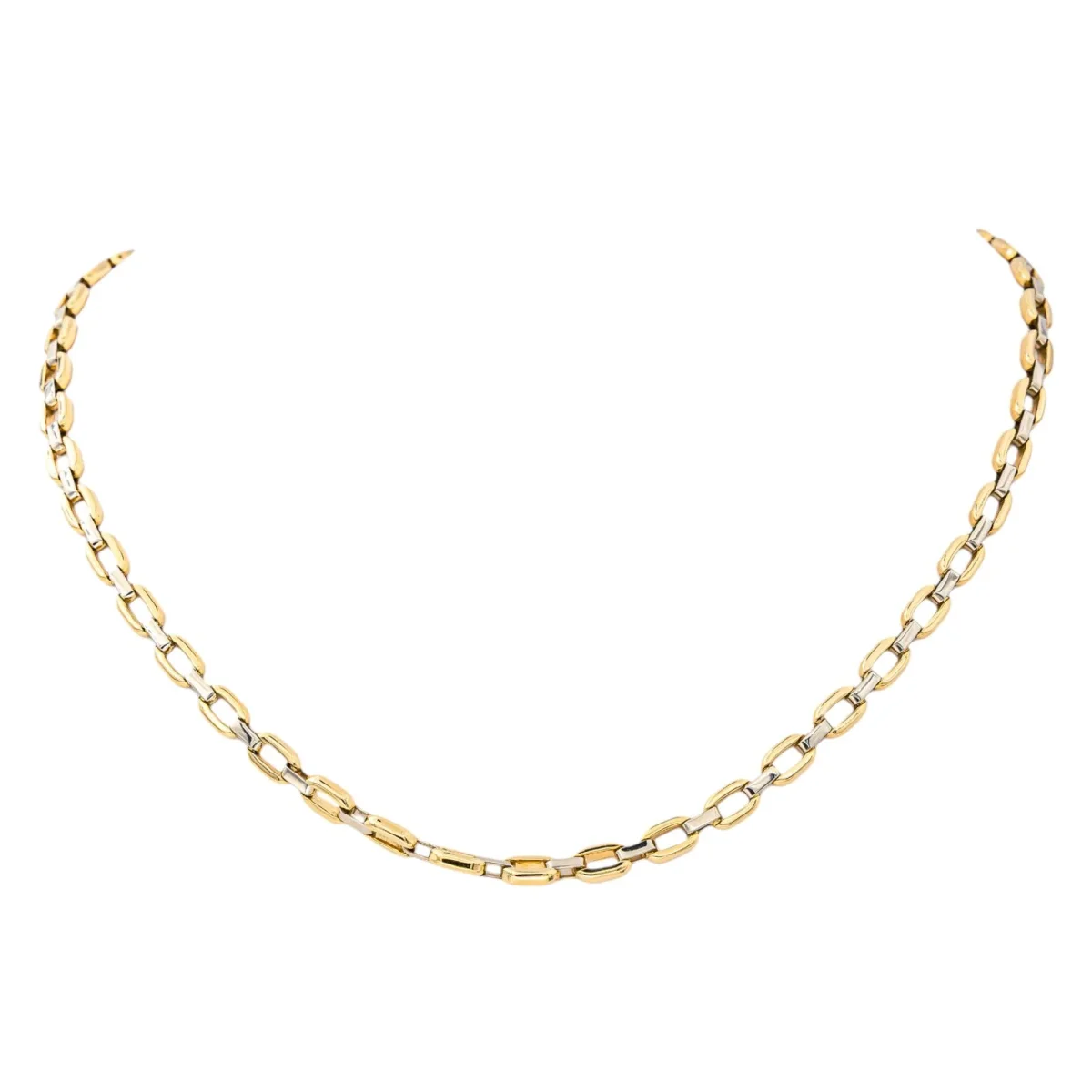 Collier Chaîne Or jaune, Or blanc – Image 2