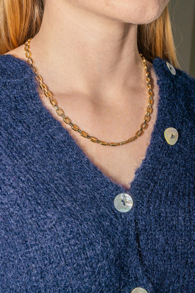 Collier Chaîne Or jaune, Or blanc – Image 3