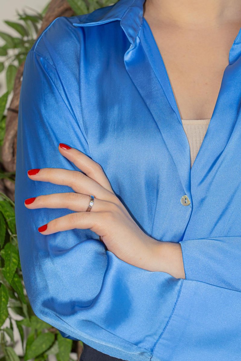 Dinh van Bague Alliance Or blanc – Image 3