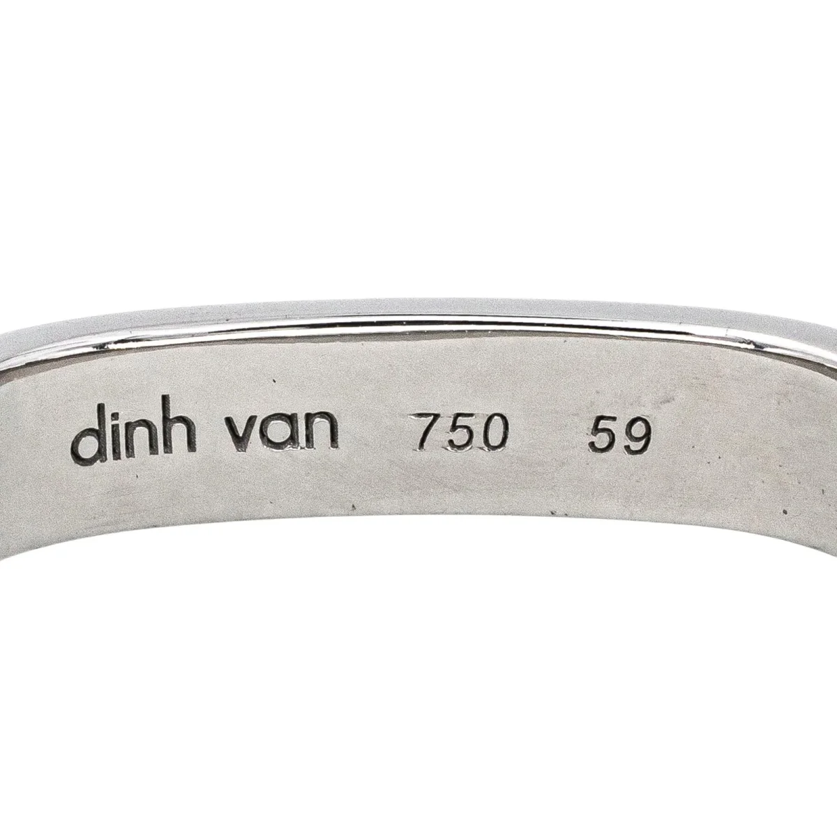 Dinh van Bague Alliance Or blanc – Image 9