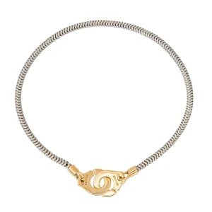 Dinh van Bracelet Menottes Or jaune, Argent