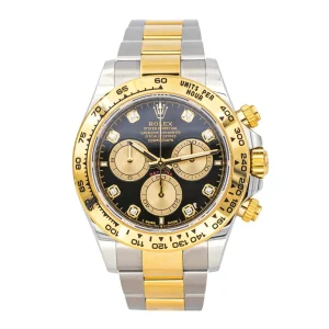 Rolex Montre Daytona Or jaune, Acier Diamant