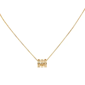 Dinh van Collier Pulse Or jaune Diamant