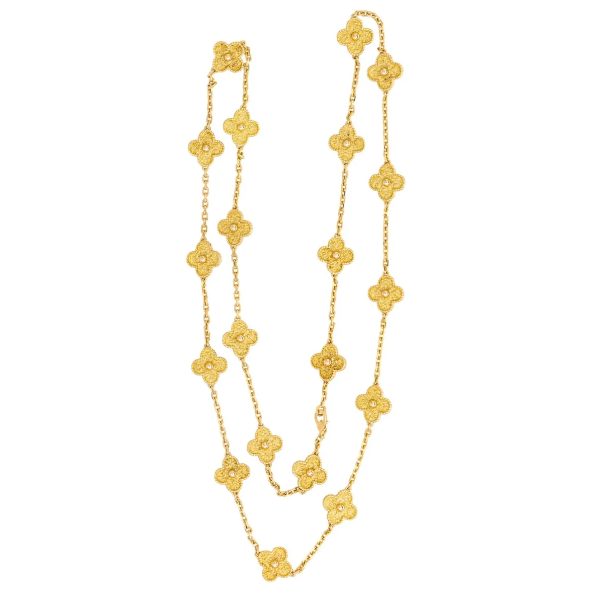 Van cleef & arpels Collier Sautoir Alhambra Or jaune – Image 7