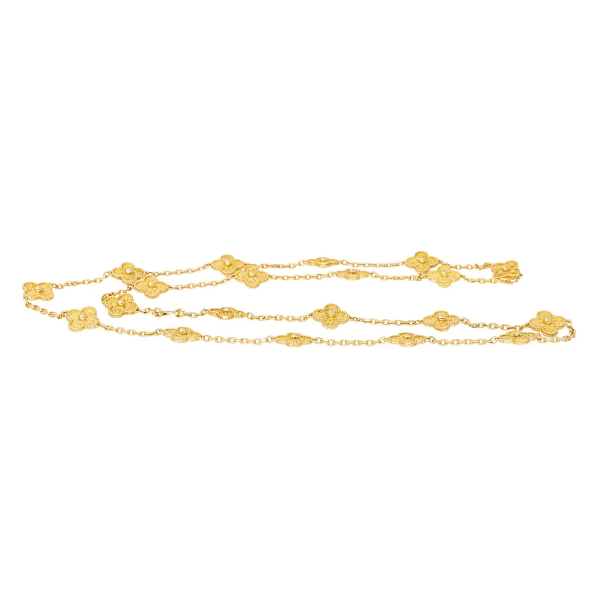 Van cleef & arpels Collier Sautoir Alhambra Or jaune – Image 9