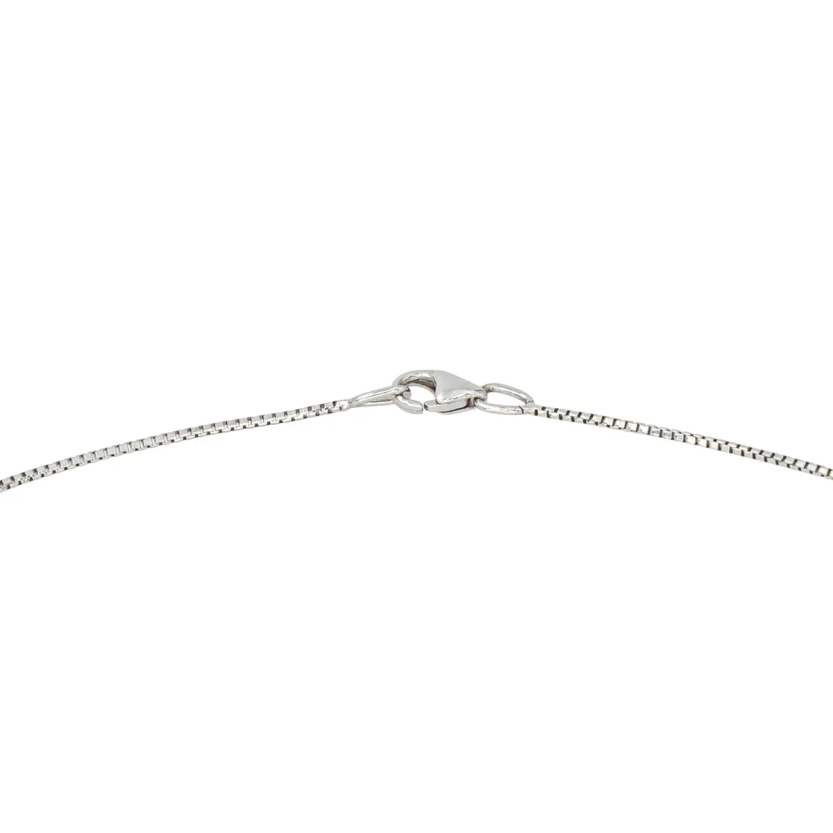Collier Solitaire Or blanc Diamant – Image 8