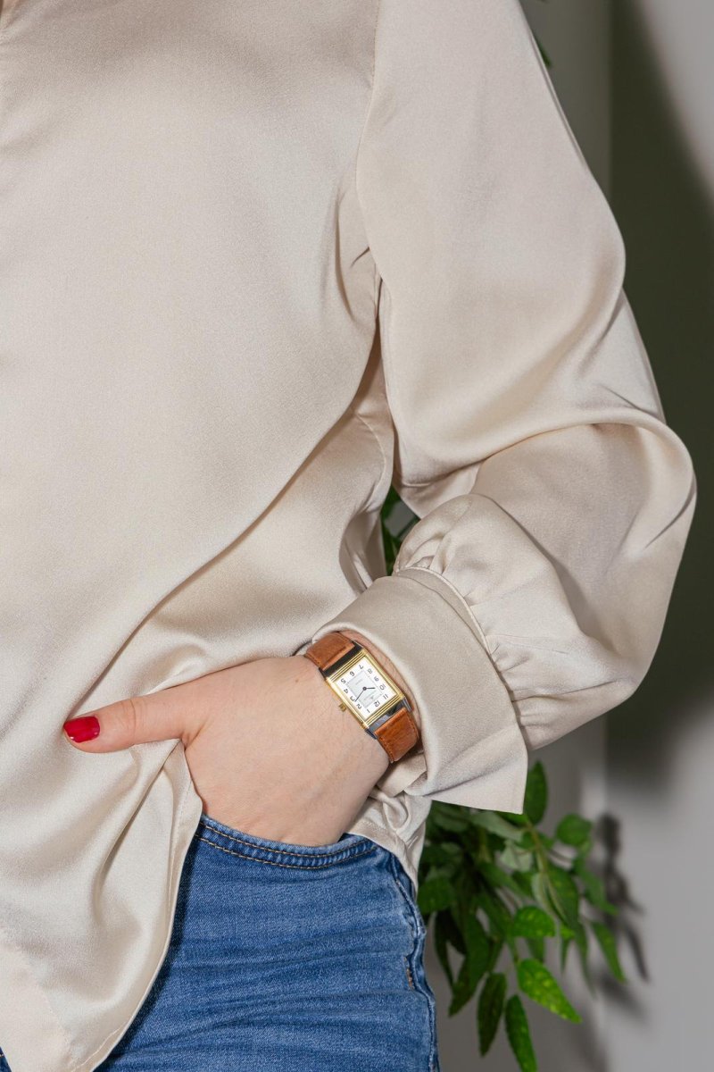 Jaeger- lecoultre Montre Reverso classique Or jaune, Acier – Image 3