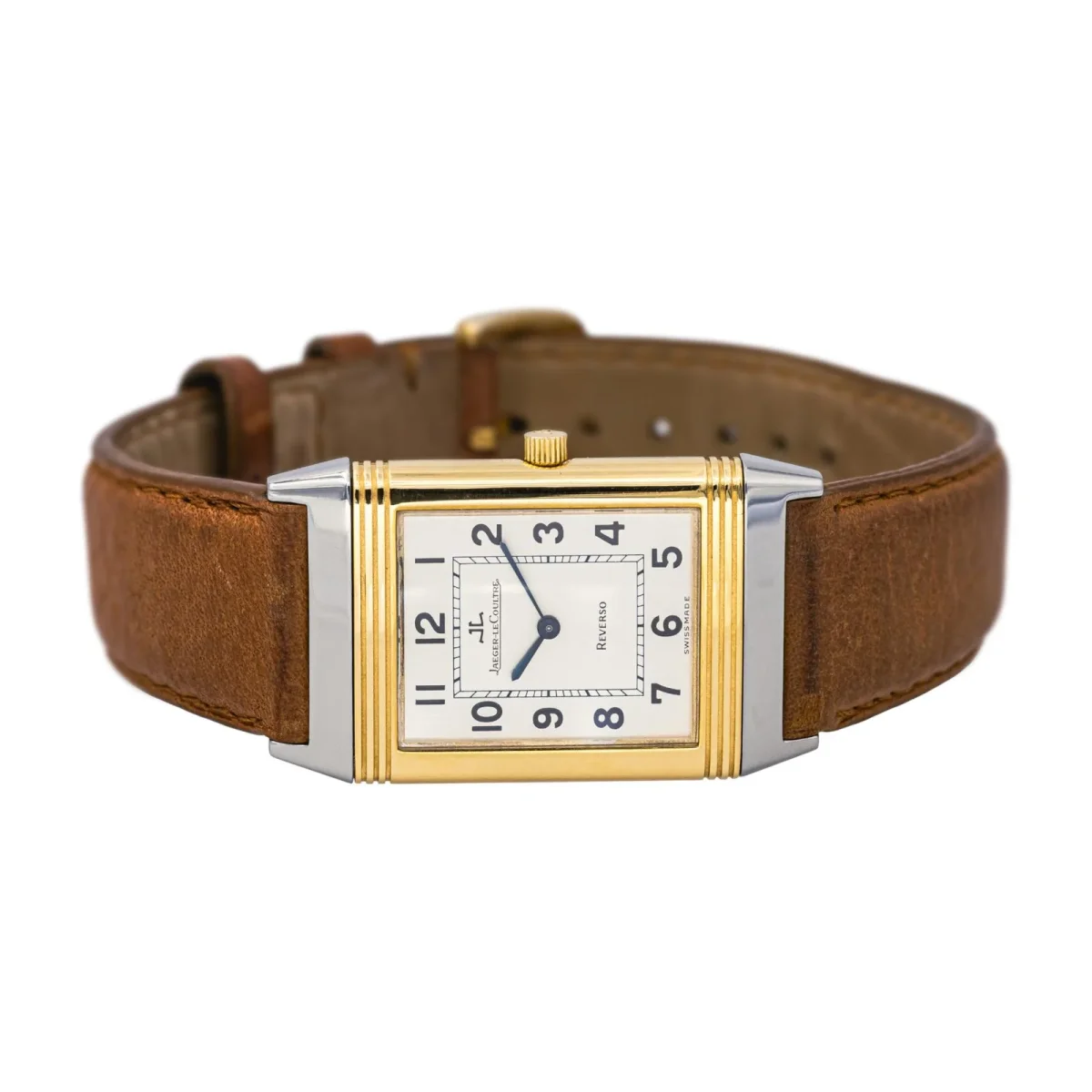 Jaeger- lecoultre Montre Reverso classique Or jaune, Acier – Image 4