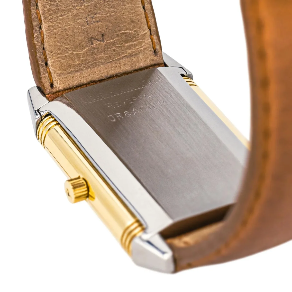 Jaeger- lecoultre Montre Reverso classique Or jaune, Acier – Image 8
